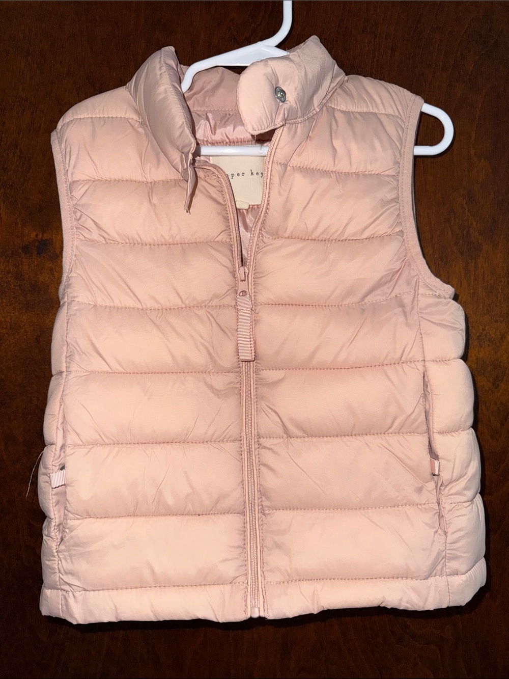 Copper Key Pink Puffer Vest for Kids